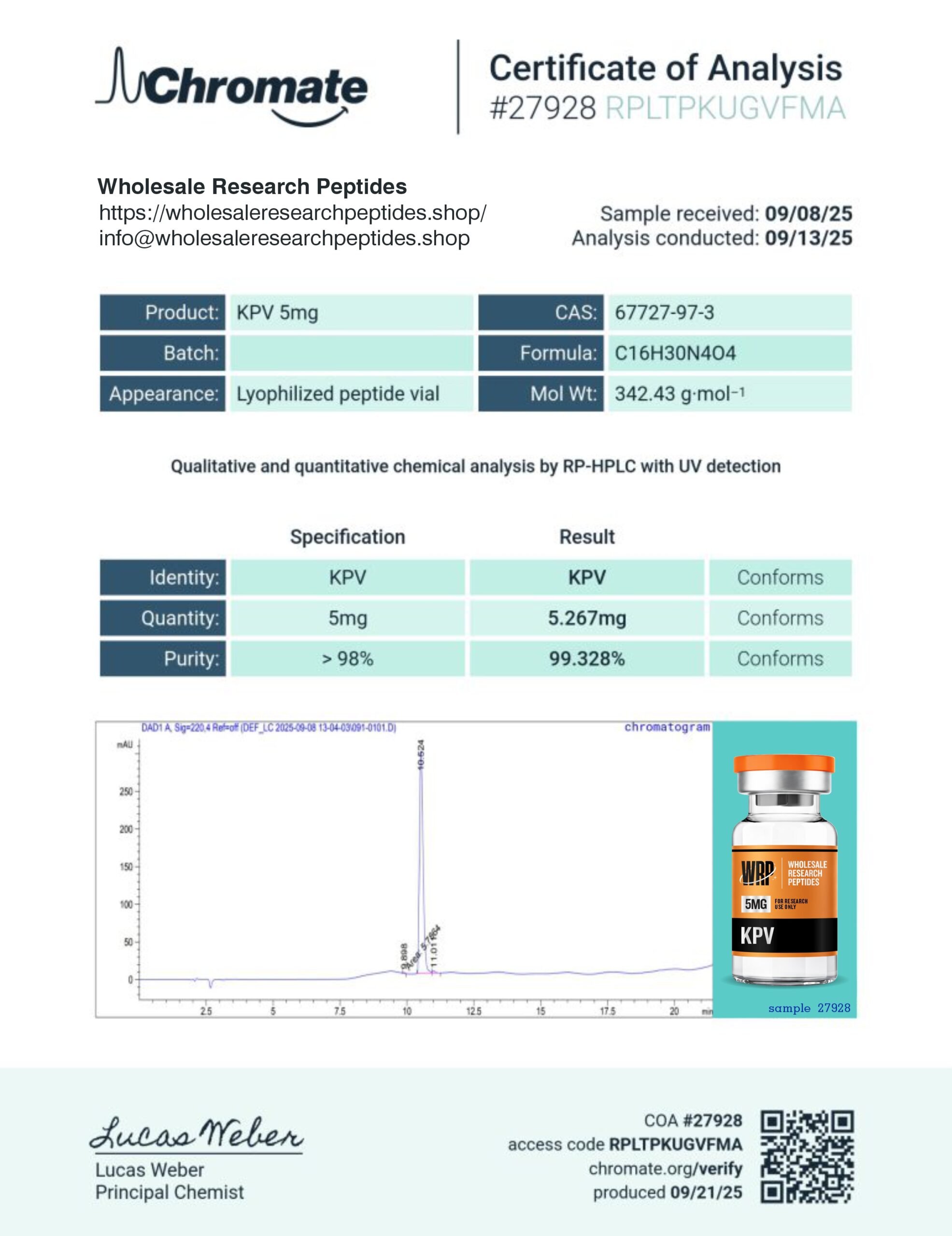 KPV 5mg Image 2